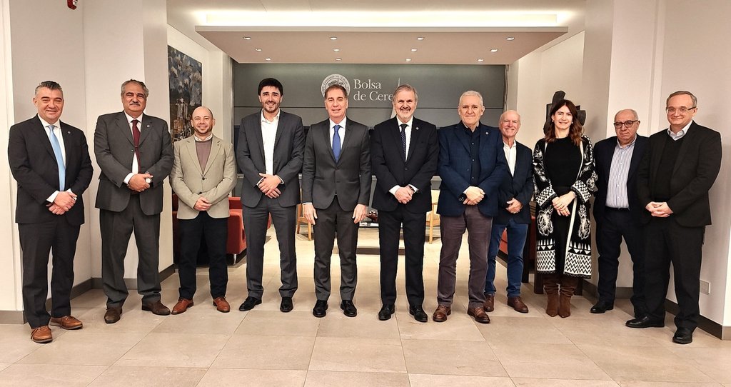 La Jefatura de Gabinete en la Bolsa de Cereales